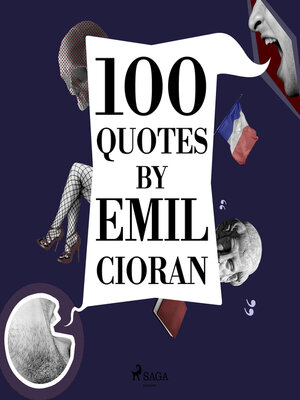 cover image of 100 Quotes by Emil Cioran